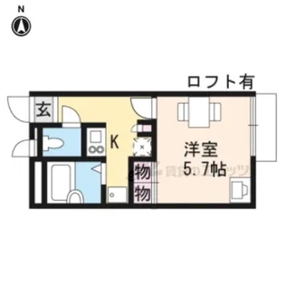 レオパレス今井【106号室】の間取り