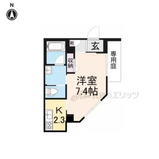 LaLa白鳥【1階】の間取り