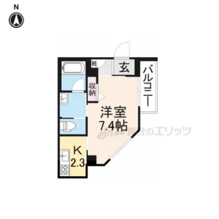 LaLa白鳥【3階】の間取り