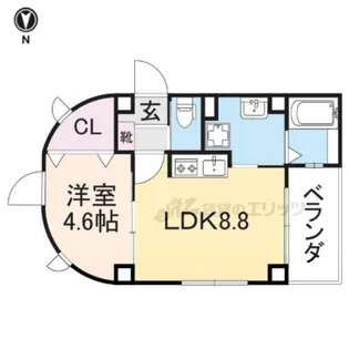 エクセレント天理【5階】の間取り