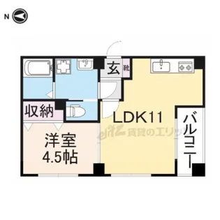 エクセレント天理【5階】の間取り