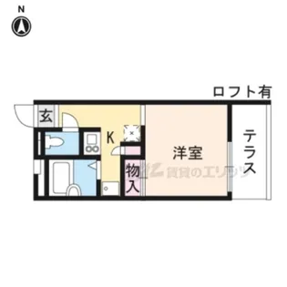 レオパレスハートピア15【104号室】の間取り