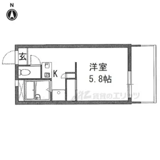 レオパレスハートピア15【303号室】の間取り
