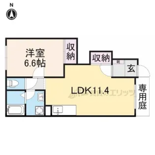 さくらCOURT【103号室】の間取り