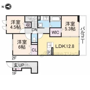 ロイヤルコート藤原京B棟【202号室】の間取り