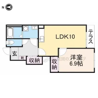 スターフォレスト【102号室】の間取り
