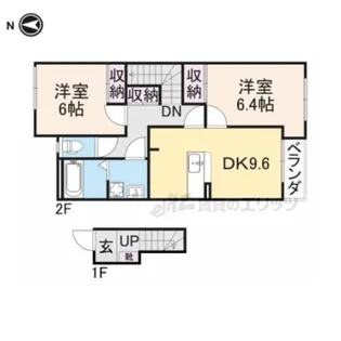 パティオ リッチモンド E 【205号室】の間取り