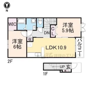 ベルオーブ【2階】の間取り