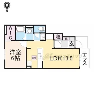 ベルオーブ【1階】の間取り