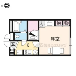レオパレス隆【202号室】の間取り
