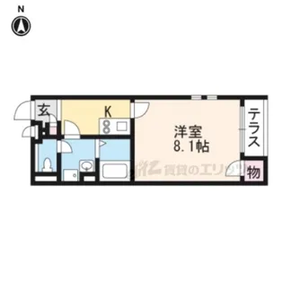 クレイノヴィオーラ【1階】の間取り