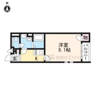 クレイノヴィオーラ【204号室】の間取り