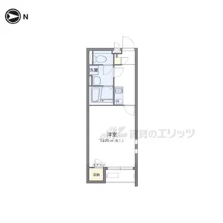 クレイノヴィオーラ【201号室】の間取り