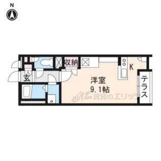 レオネクストノーム【201号室】の間取り