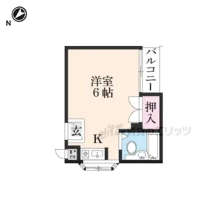 枚方パークアイランド125【304号室】の間取り