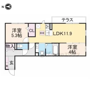 Avenir【1階】の間取り