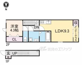 サンテ メゾン ヤナガワ【2階】の間取り