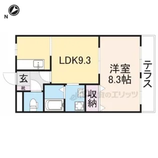 エトワール【1階】の間取り