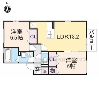 パークヒル平塚【2階】の間取り
