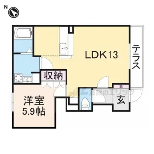 Leap 柔Ⅱ【1階】の間取り