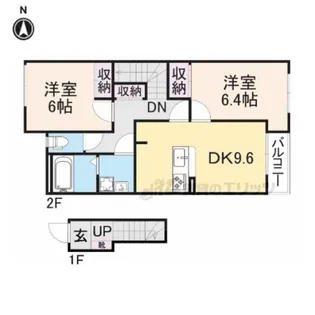 エクセル・パレス【207号室】の間取り