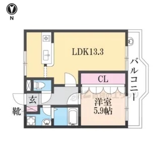 プラムハウス?【2階】の間取り