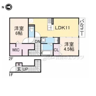 ノヴル ラフィーネ【2階】の間取り