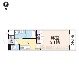 ベリーハウス【102号室】の間取り