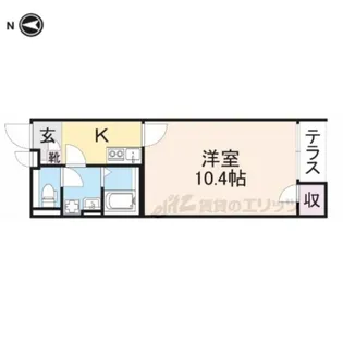 クレイノカンナ【102号室】の間取り