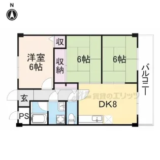 ネストクレール【2階】の間取り