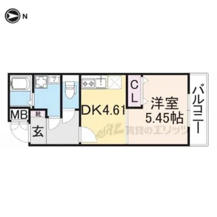 グランデコート竹鼻EAST【3階】の間取り