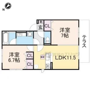 D?ROOM YOU【1階】の間取り