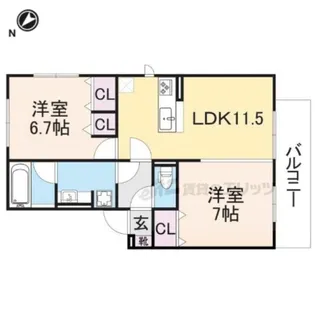 D?ROOM YOU【2階】の間取り