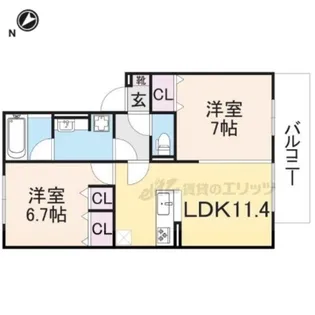 D?ROOM YOU【2階】の間取り