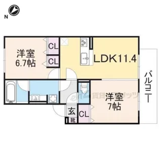 D?ROOM YOU【2階】の間取り