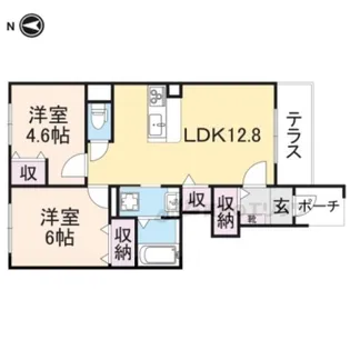 シャイン ヒルズ【1階】の間取り