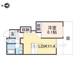 ルミナス【1階】の間取り