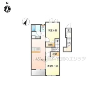 ルミナス【202号室】の間取り