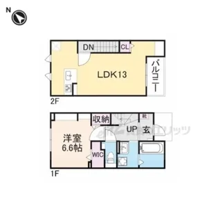 メディカル松下南DX【1階】の間取り