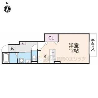 ビサイド法隆寺【1階】の間取り
