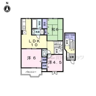 ブランドールC【2階】の間取り
