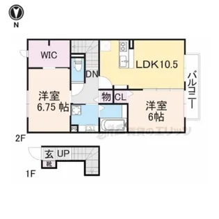 ヴォラーレ【202号室】の間取り