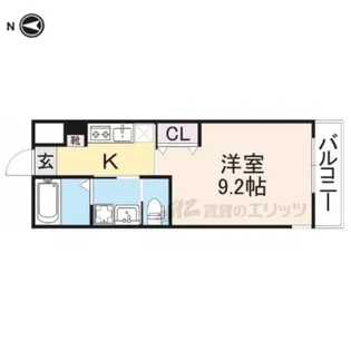 ハピーハウス【105号室】の間取り