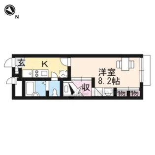 レオパレス寺嶋A【1階】の間取り