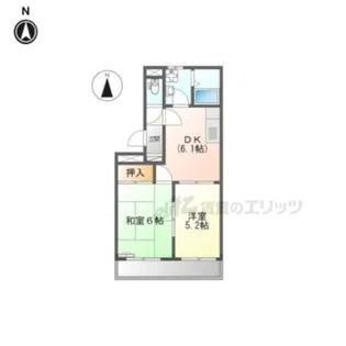 シャンクレール壱番館【1階】の間取り