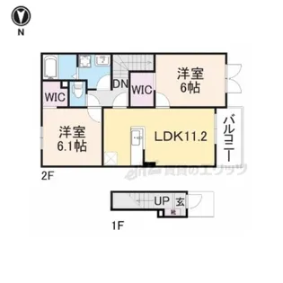 アルモニーメゾン【2階】の間取り