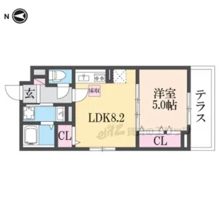 サギタリウス レオ ?【1階】の間取り