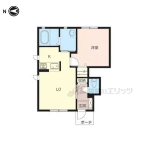 ソシアE【1階】の間取り