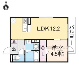 レーブ・ノア【2階】の間取り