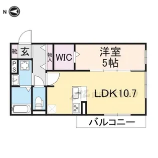 レーブ・ノア【2階】の間取り